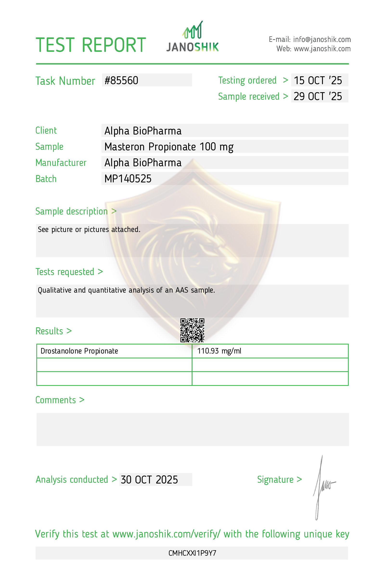 Lab Result