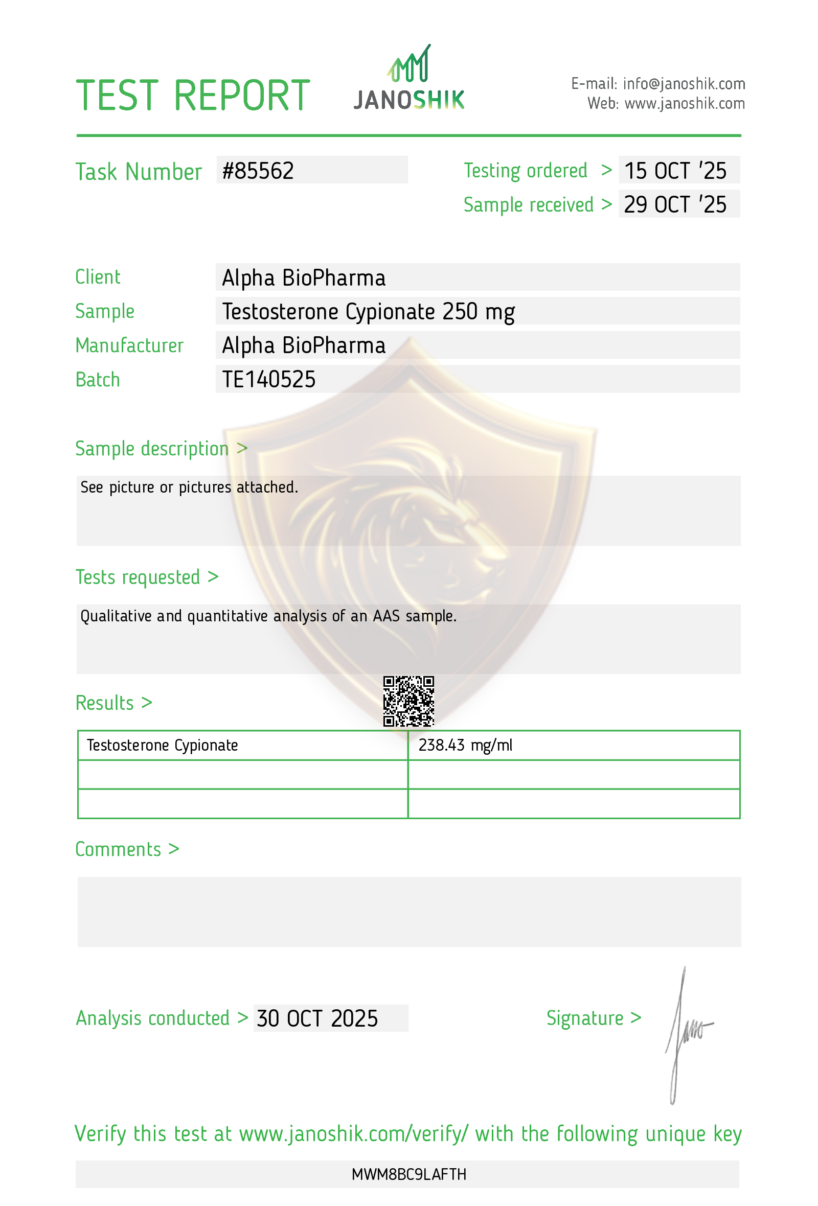 Lab Result