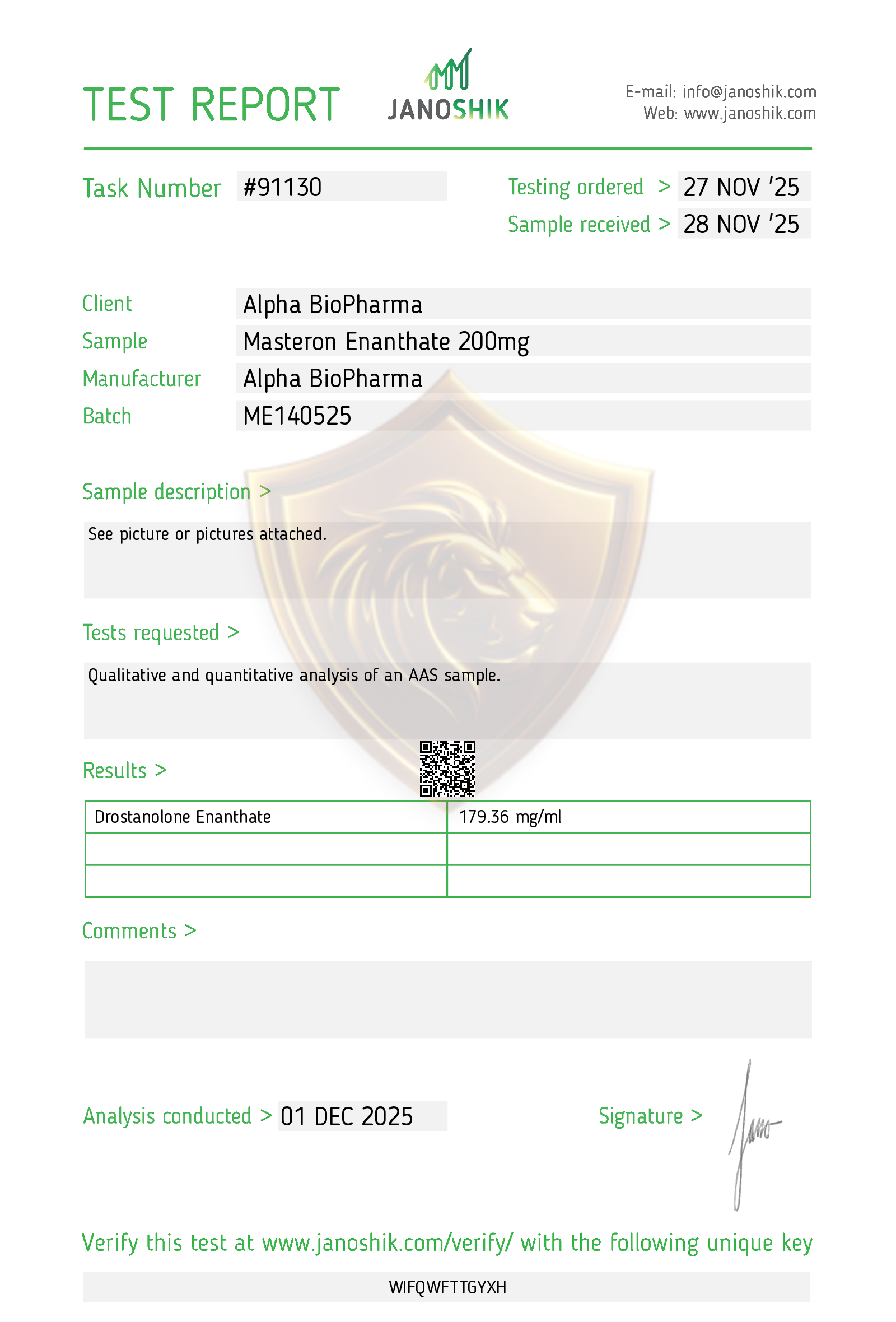 Lab Result