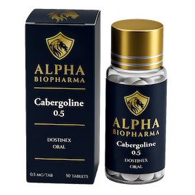 Cabergoline van Alpha BioPharma vooraanzicht