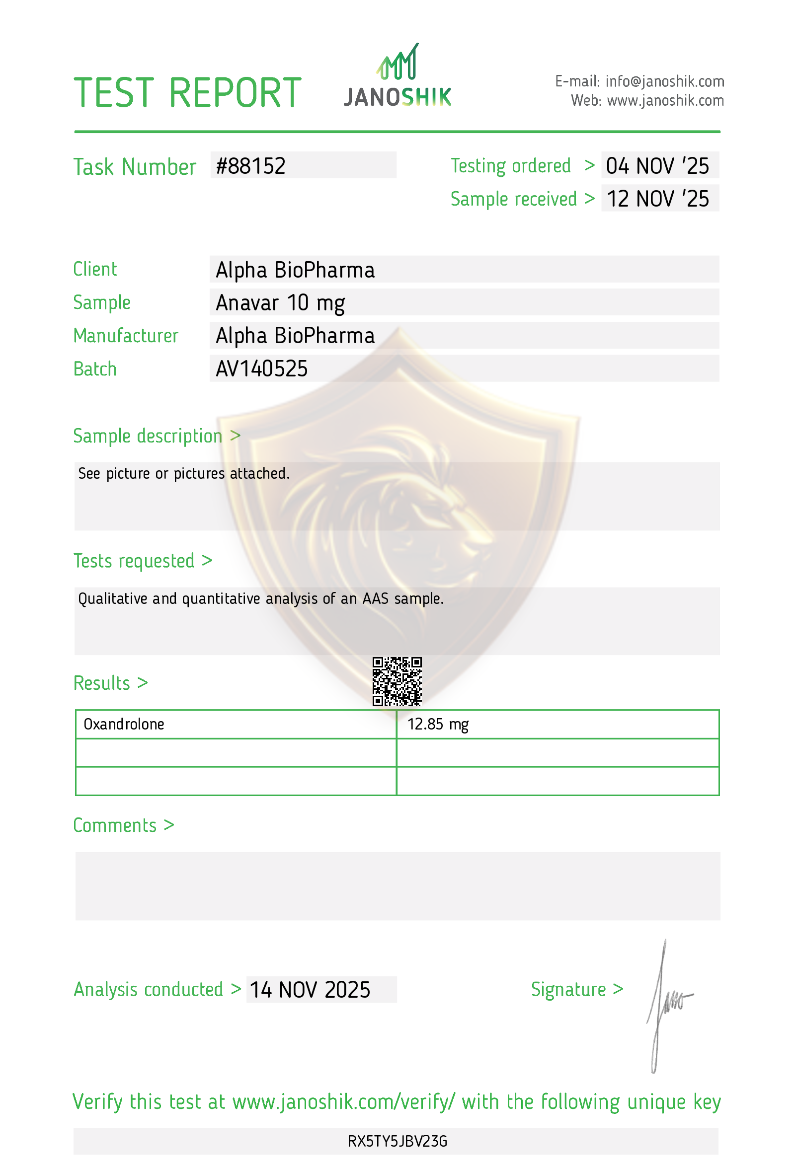 Lab Result